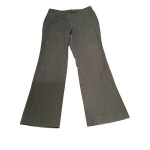 New York & Company Womens Grey Jeans High Rise Flared Size 12 RN 23243 Cotton
